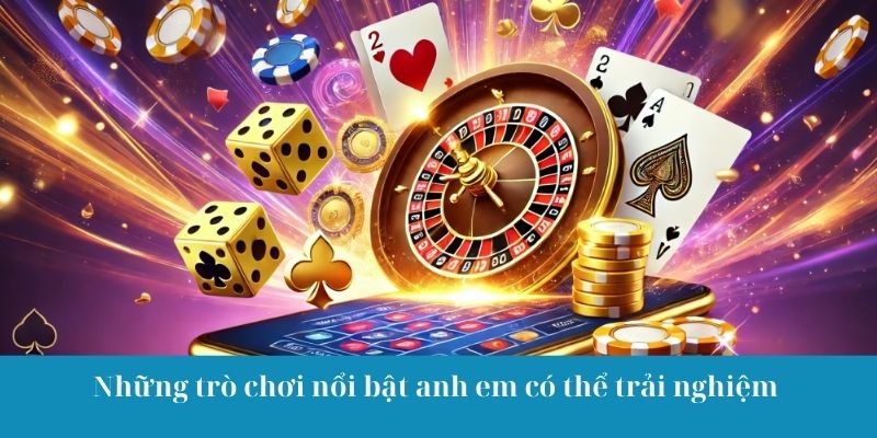 Các trò chơi và dịch vụ nổi bật tại casino QH88